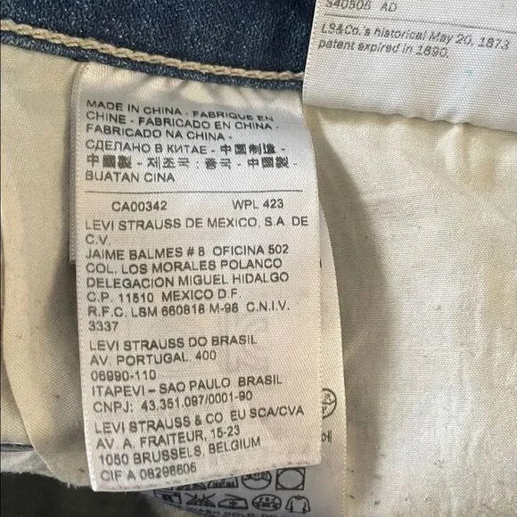 Levi’s Jeans Leggings Jeggings Medium Wash Women’s Sz 31 - Picture 8 of 12